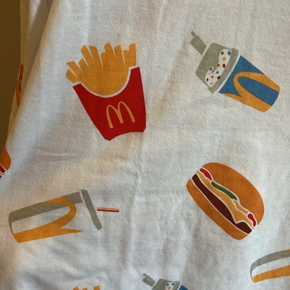 McDonald’s Graphic Tee Shirt NWT Size 3XL Mens Meal Fries Burger - Picture 4 of 8